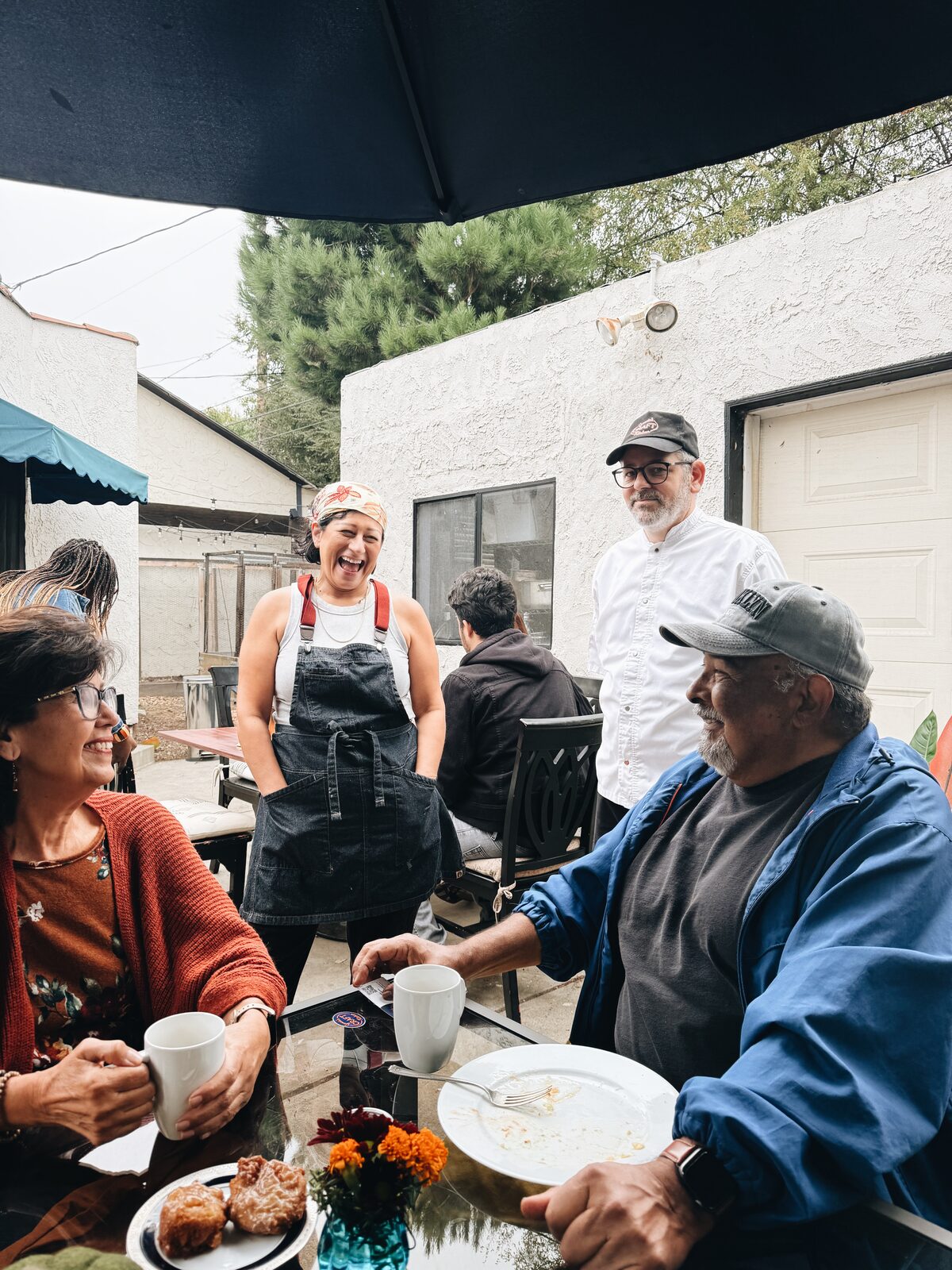 Backyard brunch